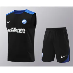 Jeans et gilet d'entraînement de l'Inter Milan 2024/25 - noir