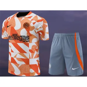 Maillot d'entraînement + short de l'Inter Milan 2024/25 - rouge