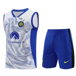 Jeans et gilet d'entraînement de l'Inter Milan 2024/25 - blanc