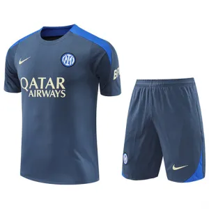 Chemise d'entraînement + short de l'Inter Milan 2024/25 - en gros - gris