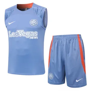 Short et gilet de l'ensemble d'entraînement A de l'Inter Milan 2024/25 - Gris