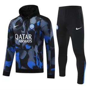 Pullovers à capuche royal de l'Inter Milan 2024/25 - Bleu