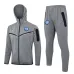Vestito da sport con cappuccio dell'Inter Milan 2024/25 - Grigio