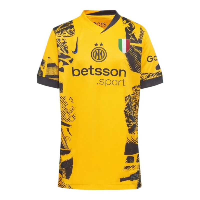 Maillot Tertiaire Enfant Inter Milan 2024/25 - Jaune