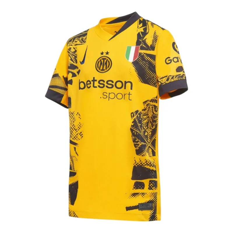 Maillot Tertiaire Enfant Inter Milan 2024/25 - Jaune