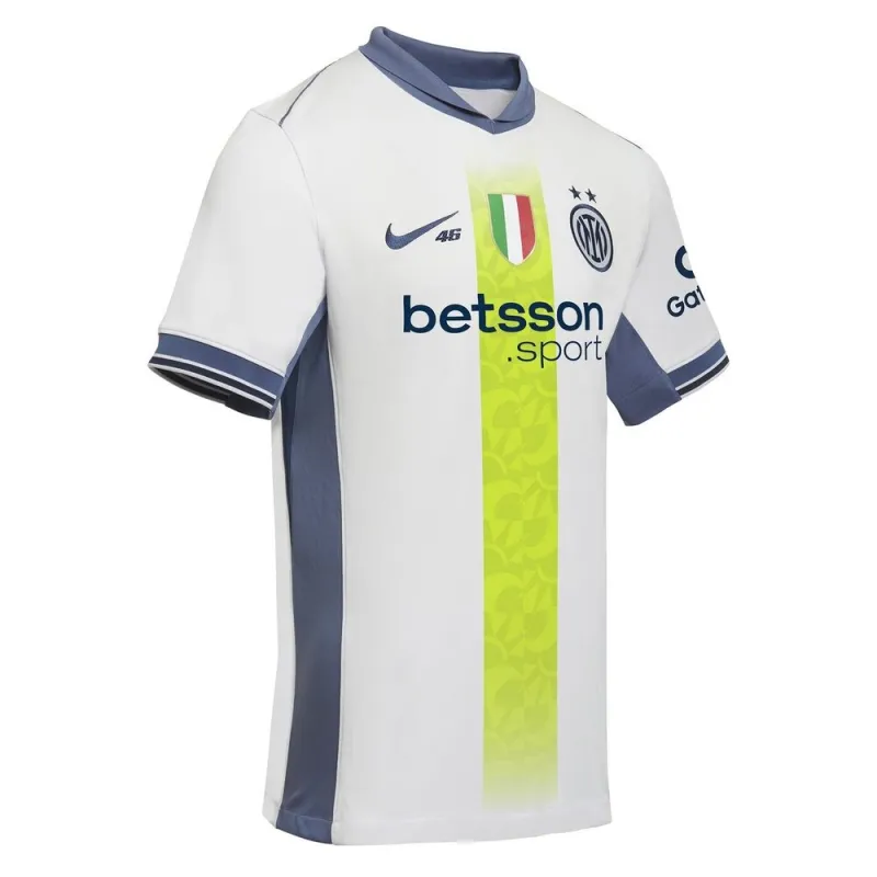 Maillot Extérieur Spécial VR46 Edition Joueur Inter Milan 2024/25 - Blanc