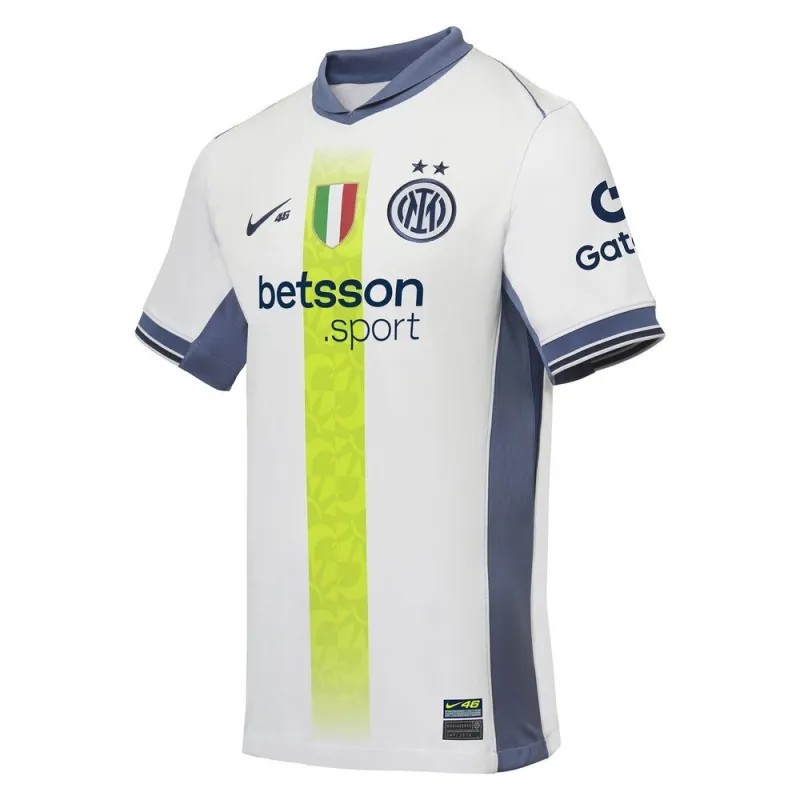Maillot Extérieur Spécial VR46 Edition Joueur Inter Milan 2024/25 - Blanc