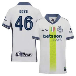 Valentino Rossi, Maillot Extérieur Spécial VR46 pour Enfants Inter Milan 2024/25 - Blanc