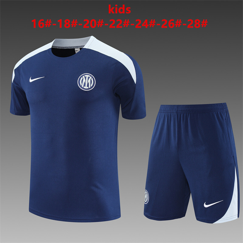 Inter Milan 2025/26 Kids Training Set blue