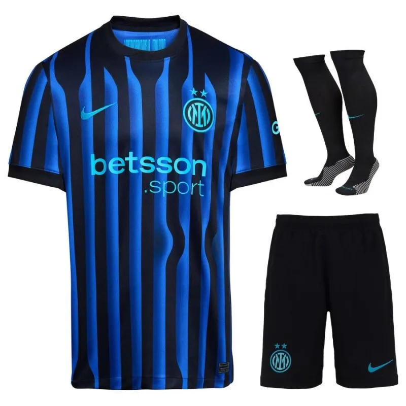 Inter de Milán Niños 2025/26 Kit local - Azul