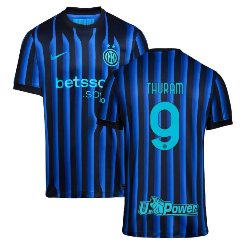 Inter Milan THURAM 2025/26 Home Jersey - Blue