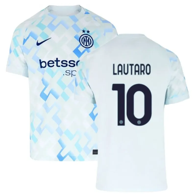 Maillot à l'extérieur de LAUTARO à l'Inter Milan 2025/26 - Blanc