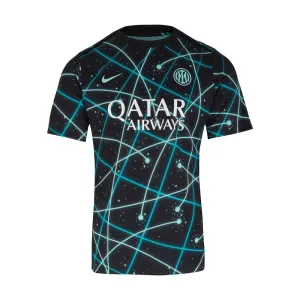 Maillot avant-match de l'Inter Milan 2025/26 - Bleu/Noir
