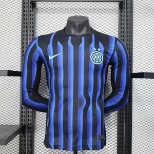 Inter Milan Maillot de Joueur à Manches Longues Édition Spéciale 2025/26 - Noir/Bleu