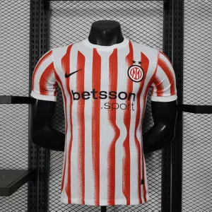 Inter Milan Maillot de Joueur Édition Spéciale 2025/26 - Blanc/Rouge
