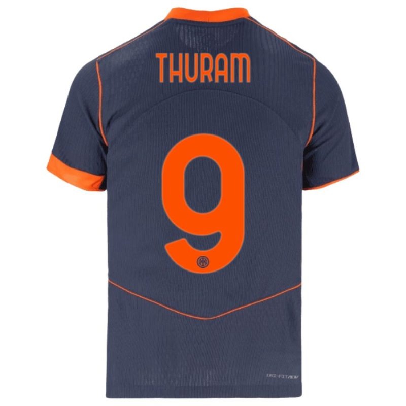 Inter Milan THURAM 2025/26 Third Jersey - Blue