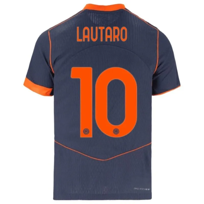 Inter Milano LAUTARO 2025/26 Maglia Third Bambino con Pantaloncini - Blu