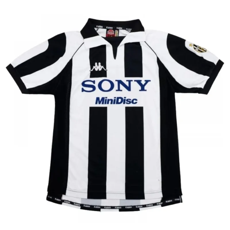 Juventus 1997/98 Retro Home Jersey - White/Black