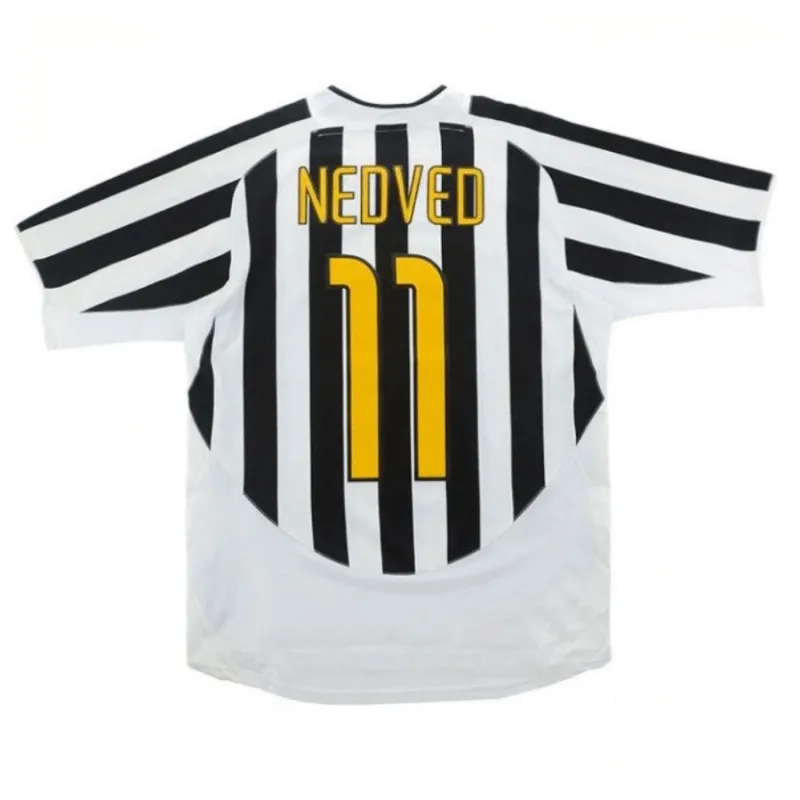 Pavel Nedved Juventus 2003/04 Retro Home Jersey