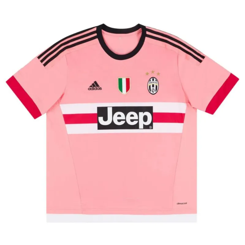 Juventus 2015/16 Maglia da trasferta retrò - Rosa