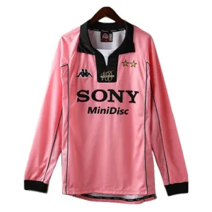 Juventus 1998 Home Retro Long - sleeve Jersey - Pink
