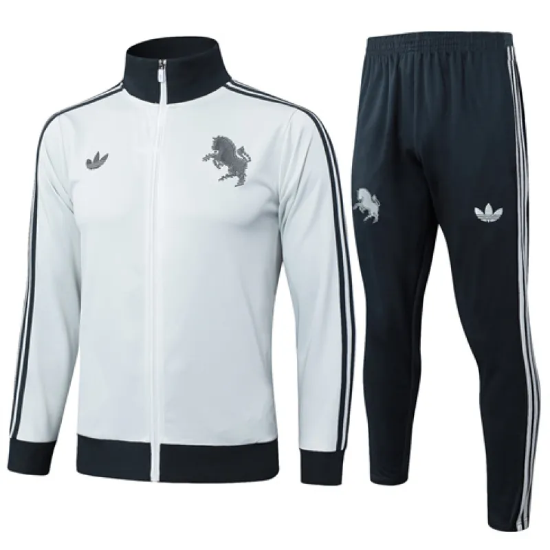 Juventus 2024/25 Track Jacket - Light Gray