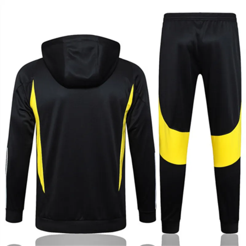 Juventus 2024/25 Kapuzen-Sportbekleidung - Schwarz