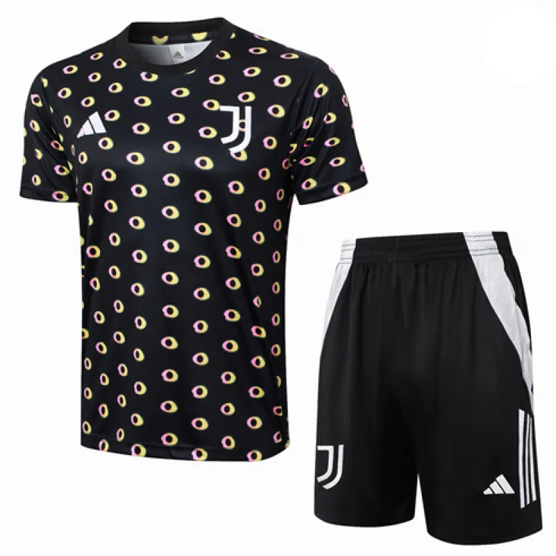 Maglia d'allenamento + shorts della Juventus 2024/25 - nera
