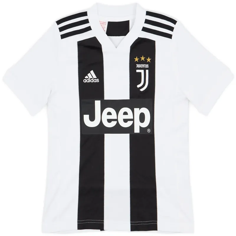 Maglia retro da campo n.7 di Juventus di Cristiano Ronaldo 2018/19 - Bianca