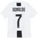 Maglia retro da campo n.7 di Juventus di Cristiano Ronaldo 2018/19 - Bianca