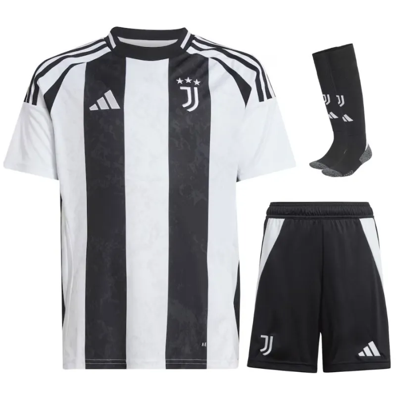 Juventus 2024/25 Home Children's Jersey Set - White