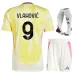 Vlahovic's Juventus 2024/25 Away Kids Kit- Yellow