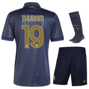 Thuram Juventus 2024/25 Kinder Third Trikot Set