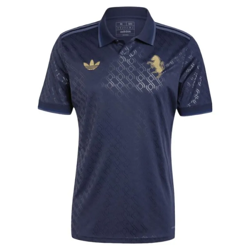 Kolo Muani's Juventus 2024/25 Third Children's Jersey Set - Navy Blue