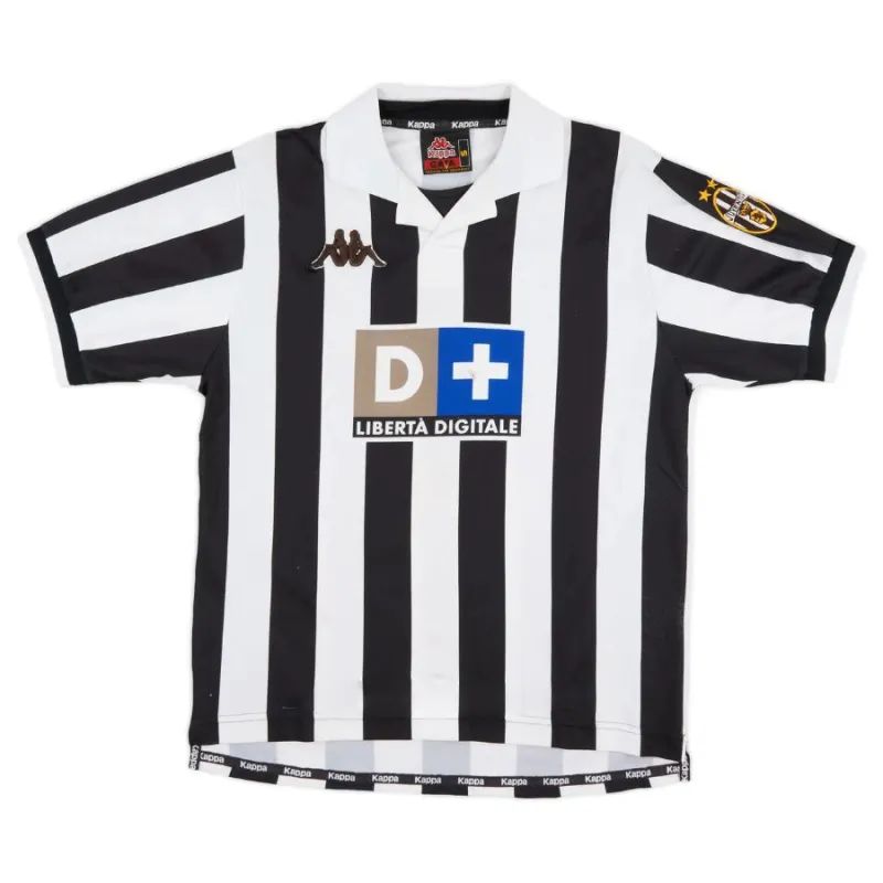 Maillot domicile retro de Zinedine Zidane Juventus 1998/99 - Blanc