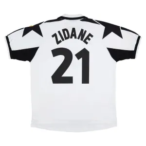 Zinedine Zidane Juventus 1998/99 Retro Away Jersey - White