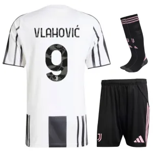 Juventus VLAHOVIC Kids' Kit 2025/26 Home - White