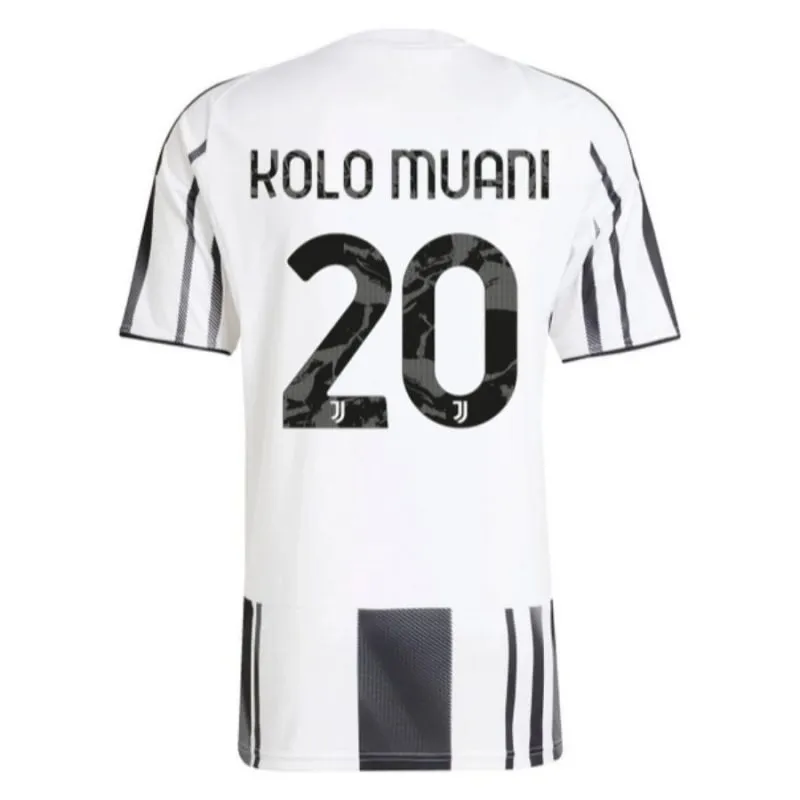 Juventus KOLO MUANI 2025/26 maillot domicile enfant ensemble blanc