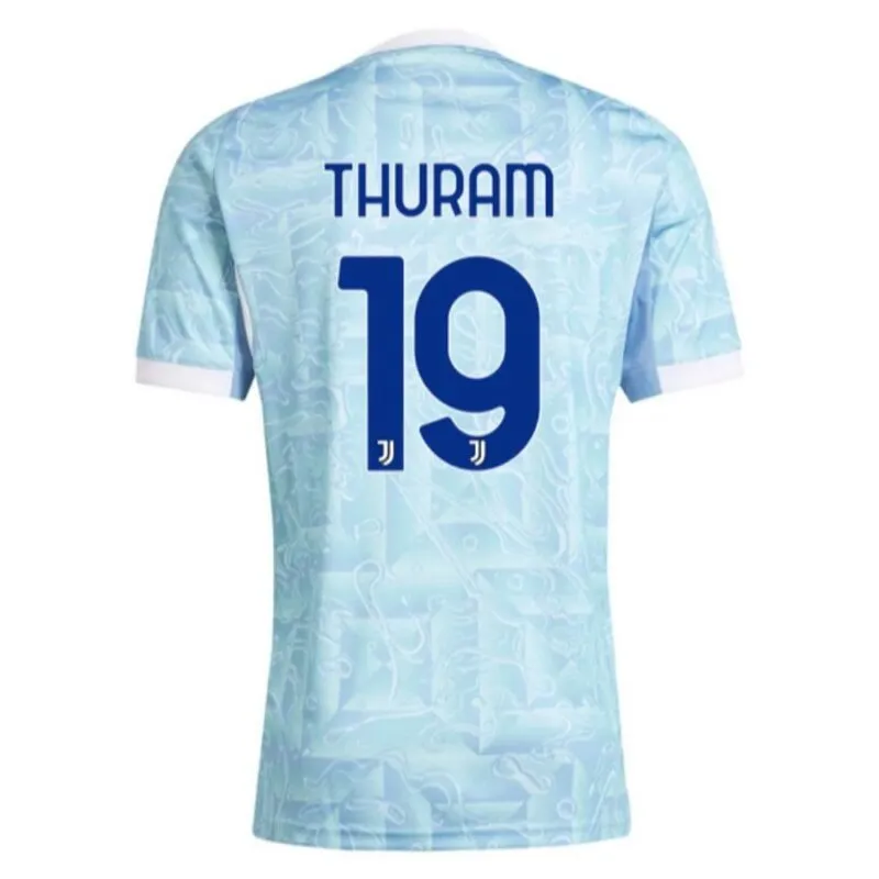 Juventus THURAM 2025/26 Away Jersey - Blue