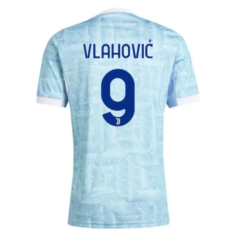 Juventus Vlahović 2025/26 Kids' Jersey Set - Blue
