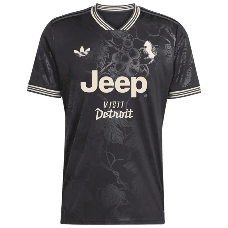 Juventus THURAM 2025/26 Maglia Third Bambino con Pantaloncini - Nera