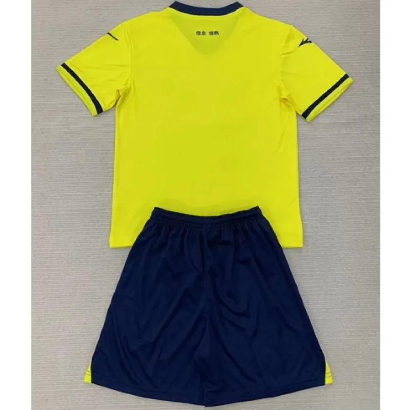 Maglia per bambini dell'effectivo fuori sede di Lazio 2024/25 - Gialla