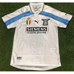 Lazio 2000/01 Retro Away Jersey - White