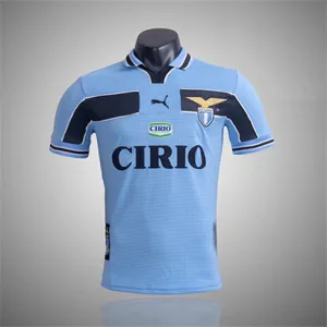 Lazio 1999/00 Retro Home Jersey 2 - Blue