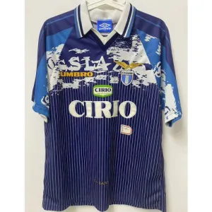Lazio 1996/97 Retro Away Jersey - Blue