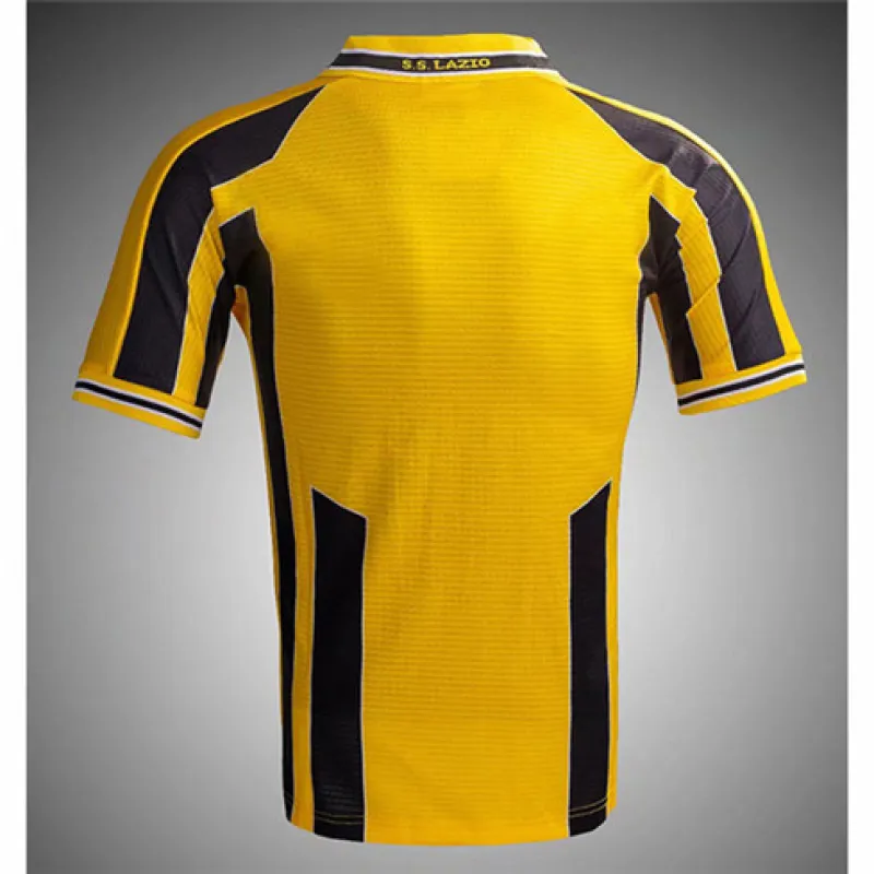 Lazio 1998 - 00 Third Retro Jersey - Yellow