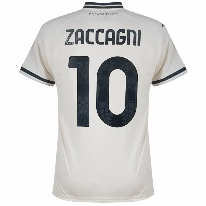 Lazio ZACCAGNI 2025/26 Away Kit - White