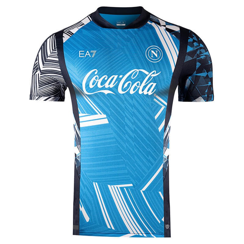 Maillot d'entraînement pré-match de Naples 2024/25 - Bleu