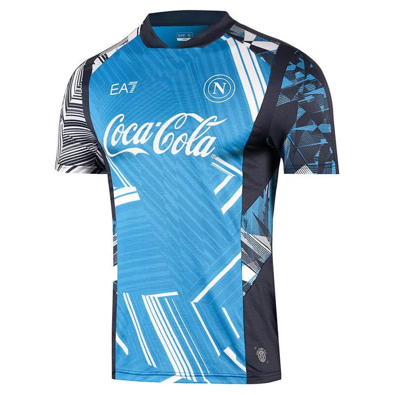 Maillot d'entraînement pré-match de Naples 2024/25 - Bleu