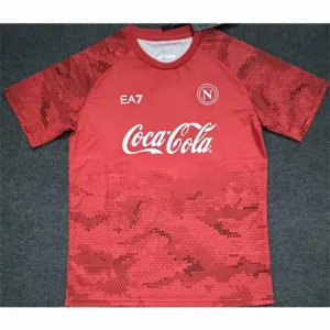 Maglia di allenamento pre-partita di Napoli 2024/25 - Rossa